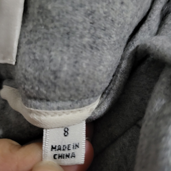 Aritzia Wilfred Wool Cashmere Blend Belted Cropped Trousers size 8 - Picture 7 of 9